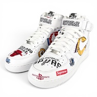 全新未使用 ▲ Supreme SUP Nike AQ8017-100 Air Force 1 Mid 07 Supreme x NBA 高筒運動鞋 白色 28.5cm 男款 附鞋盒