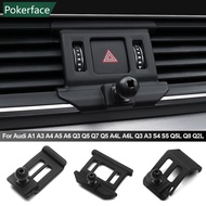 POKERFACE Dedicated Phone Stand Holders Base Collocation Mount Bracket for Audi A1 A3 A4 A5 A6 Q3 Q5
