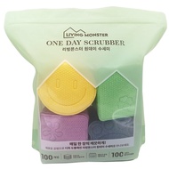 LIVING MONSTER One-Day Scrubber 100Sheets