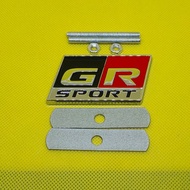 โลโก้ GR / GR SPORT งานโลหะ ติดกระจังหน้าแบบเงา