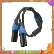 sanhui50cm XLR Splitter Cable 1 XLR Female to 2 XLR Male XLR Y Splitter Cable Microphone Splitter Co