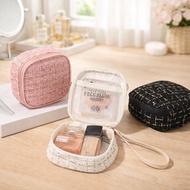 < Daily Necessities W6] Chanel Style Portable Cosmetic Bag Lipstick Storage High-End Texture Mini Li