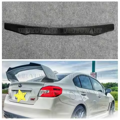 UBUYUWANT Fit For 2015 2016 2017 2018 2019 2020 2021 Subaru WRX STI 4th Gurney Flap Rear STI Trunk L