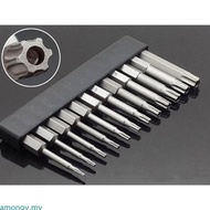 amonoy Performance Screwdriver Bit 50mm 1 4 Inch T5-T40 Torx Head Screwdriver Bit
