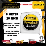 ''STANLEY'' POWER LOCK MEASURING TAPE 8 METER / 26' - MODEL : STHT33428-8