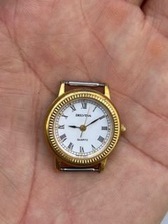 delvina手錶 迪雲拿 瑞士牌子 電子 包金  女裝