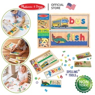 (ของแท้ USA) ของเล่นฝึกสะกดคำศัพท์ Vocabulary Wooden See & Spell Melissa & Doug ตัวอักษร abc รุ่น 29