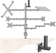 Pholiten Universal Monitor Mount Adapter Bracket – Fits 0.98-2.36inch Diameter Pole, 22lbs Load Capa