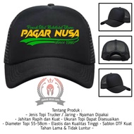 Topi Pencak Silat Pagar Nusa Trucker Jaring | Topi Pria | Topi Jaring Distro | Topi Custom