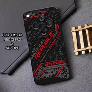 1533 Latest OPPO FIND X8 Softcase 2024 - Flexible rubber material - ROG Motif - Latest OPPO FIND X8 