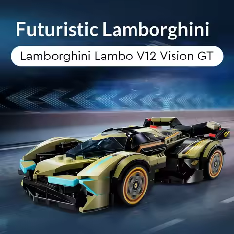 Hot Sale LEGO Super Racing Series 76923 Lamborghini V12 Vision GT Sports Car Building Blocks Collect