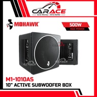 MOHAWK 10 INCH Active Subwoofer with Reflec Subwoofer M1-1010AS Power Amplifier Car Woofer Box