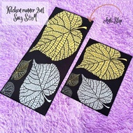 Karpet  Kitchen Runner Anti Slip Rug 3D (SET 2in1) 50x120cm dan 80x 50cm Anti-skid PVC bottom, more 