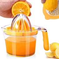Drizom Citrus Lemon Orange Juicer Manual Hand Squeezer, Fruit Juicer Lime Press with Built-in Measur