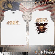 Baju A7x Retro Rock Band AVENGED SEVENFOLD ASIA TOUR 2026 Sleeveless Vest Printed Cotton Unisex Tee#