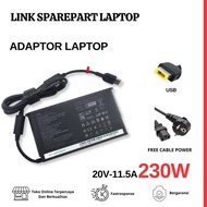 230W Laptop Adapter Laptop Charger Adapter Leno Legion 5 20V 11.5A USB C ADL230SLC3A ADL230SCC3A