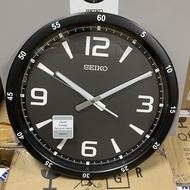 [TimeYourTime] Seiko Clock QXA809K Quiet Sweep Second Hand Silent Movement Analog Black Wall Clock QXA809