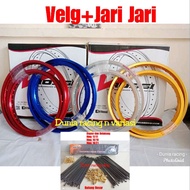 UNGU MERAH HITAM Rossi Rims Rossi Rims ring 16 19 ring 18 21 hole 36 Blue Black Gold Purple Red silver A Pair Of Front And Back+KLX Fingers Black Spokes ring 16 19 And 18 21 Pair