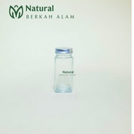 Original 120 Ml Square Clear Glass Bottle / Glass Bottle / Glass Juice Bottle / Coffee Bottle / Drin