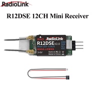 Radiolink R12DSE 12CH RC Mini Receiver Support SBUS PPM 3-6V For RC Plane FPV Racing Drone AT9 AT10 
