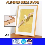 A2 Size Simple Aluminum Metal Wall Hanging Photo Frame