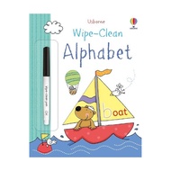 Usborne Wipe Clean Alphabet Colouring English Activity Storyสมุดวาดภาพระบายสีสำหรับเด็ก