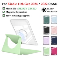 For Kindle 11th Gen 2024 2022 6'' RS23CV C2V2L3 Acrylic Senior Magnetic separation E-Reader Drop res