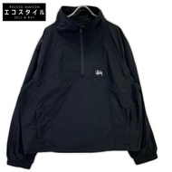 Stussy 黑色 115878 尼龍保暖套頭衫 XL 尺寸 [二手]
