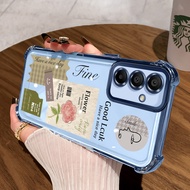 Casing HP For Samsung Galaxy A15 4G A15 5G A16 4G A16 5G A25 5G Case Casing Smiley Face Protector Si