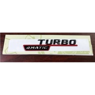 Mercedes amg 4matic turbo lettering, 4matic turbo embossed sticker