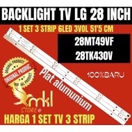 Lg 28inch LED LCD TV BACKLIGHT 28MT49VF- 28TK430V LG 28inch TV BACKLIGHT