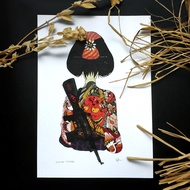 SIGNUM: Shikiyo A3/A4 Art Print - Decorative Wall Art, Digital Print