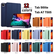 008 มี12สี เคสฝาพับ พาสเทล Samsung Tab A8 10.5/S7/S8/S9/A7 10.4 T505 / Tab S6lite T615/TAB A7lite/A9 2023/A9PLUS/S7FE/S9FE/S7PLUS/S8PLUS/S9FE PLUS เคสซัมซุง เคสสีพาสเทล พร้อมส่ง เคสซัมซุงตั้งได้