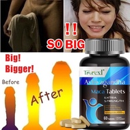 [Halal] Men's Health Supplement 60pcs Ashwagandha Maca Replenishes Vitality Enhances Endurance No Si