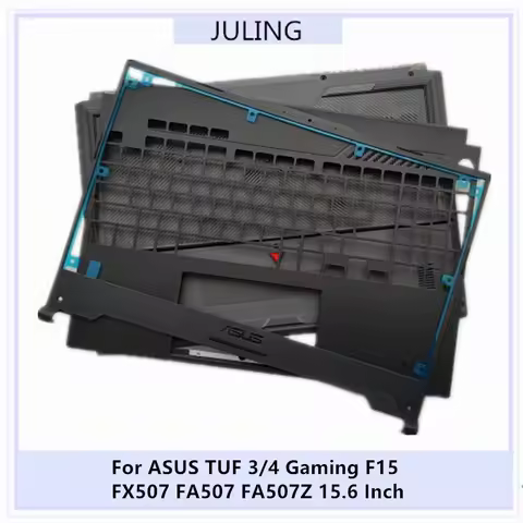 For ASUS TUF 3 Gaming F15 FX507 15.6" Laptop Top Case LCD Back Cover/Front Bezel/Palmrest/Bottom Cas