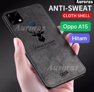 Case Oppo A15 Deer Emboidery Cover Silikon Casing Handphone Soft Case