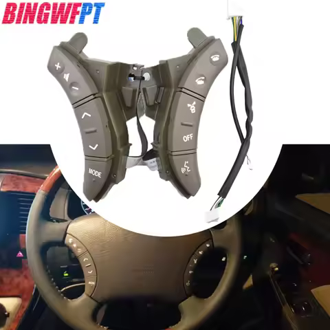Multifunction Steering Wheel Control Switch For Toyota Highlander Land Cruiser Prado 120 04-2009 Lan