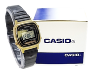 CASlO กันน้ำ นาฬิกาข้อมือผู้หญิง นาฬิกาCasio หน้าปัดเล็กๆ นาฬิกาผู้หญิง นาฬืกาcasio สายเหล็ก สีทอง ด