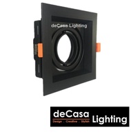 Single Eyeball Casing C/W 7w Led GU10 Lamp Holder Led Light Bulb Spotlight Recessed Downlight Decasa