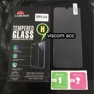 Tempered glass oppo a1k clear cameron