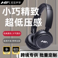 NIA Girls Outing High-value Headset Outdoor Portable Easy Storage MP3 High-quality Sound Q1-C
