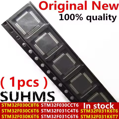 (1piece)100% New STM32F030C8T6 STM32F030C6T6 STM32F030K6T6 STM32F030CCT6 STM32F031C4T6 STM32F031C6T6
