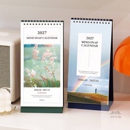 Kalendar Meja 2027 Photo Slot Design Korea Desk Calendar Cute Aesthetic Gift Set