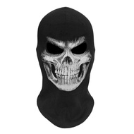 [SportsHour] โครงกระดูกหน้ากากโครงกระดูกฮาโลวีน3มิติน่ากลัวหมวกเหล็กที่คลุมหัวผีชุดคอสเพลย์ฮาโลวีน Masker Full Face ปาร์ตี้