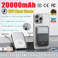 🛫Magnetic Powerbank 3c certified 66W Fast charging  20000mAh Wireless Powerbank Fast Charging Powerb
