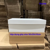 10 carton shoe boxes with instant lids SIZE 30x20x10cm