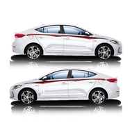 K318 Universal Cars 2 Sides Body Lining Vinyl Decal Stickers