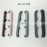 For LG V20 Plastic 1 Set / 2 PCS Cap Lid Slat Top + Bottom Cover Back Case Replacement