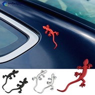 NOBELJIAOO 1Pc 3D Metal Gecko Car Truck Sticker Lizard Gecko Sticker Badge Badge Sticker Accessories