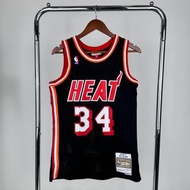 M&N Ray Allen #34 邁阿密熱火 Miami Heat 13-14赛季 熱壓 球迷版 球衣 Swingman Jersey 全場購滿$600打9.5折 / 滿$800打9折